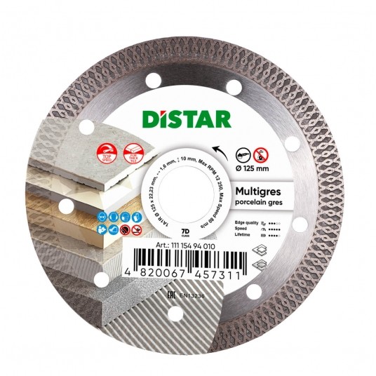 DISTAR TARCZA DIAM 125x1,6x22,23mm MULTIGRES -zdjęcie numer 1