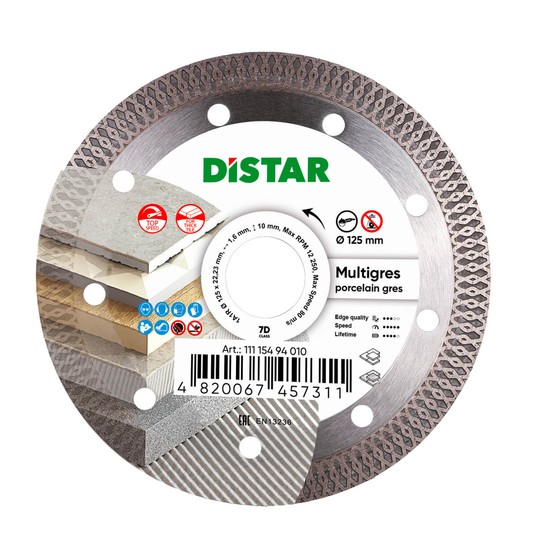 DISTAR TARCZA DIAM 125x1,6x22,23mm MULTIGRES -zdjęcie numer 1