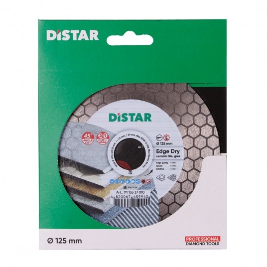 DISTAR TARCZA DIAM 125x1,6x25 CIĘC-SZLIF EDGE DRY -zdjęcie numer 6