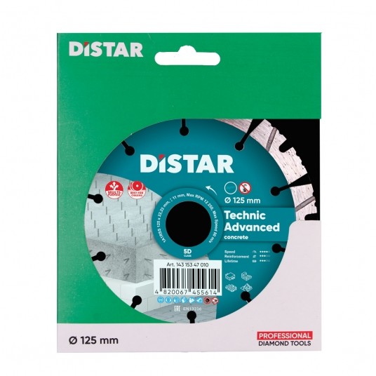 DISTAR TARCZA DIAM 125x2,2 TECHNIC ADVENCED -zdjęcie numer 5