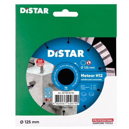 DISTAR TARCZA DIAM 125x2,2X1,3X22X23-10 METEOR -zdjęcie numer 3
