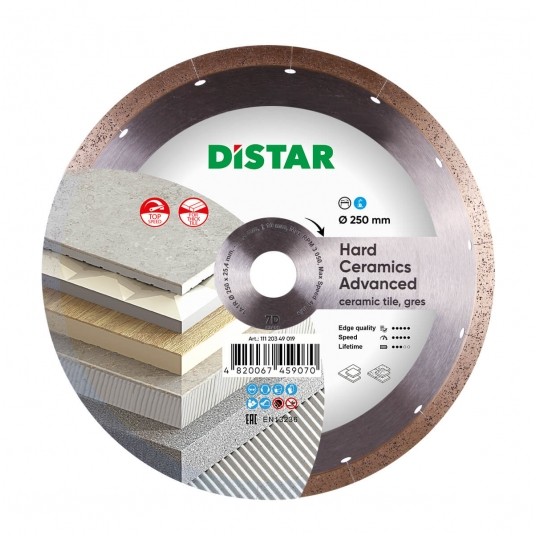 DISTAR TARCZA DIAM 250x1,5x10x25,4 HARD CERAMICS -zdjęcie numer 1