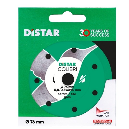 DISTAR TARCZA DIAM 76x0,8X6X10H 1A1R COLIBRI -zdjęcie numer 6