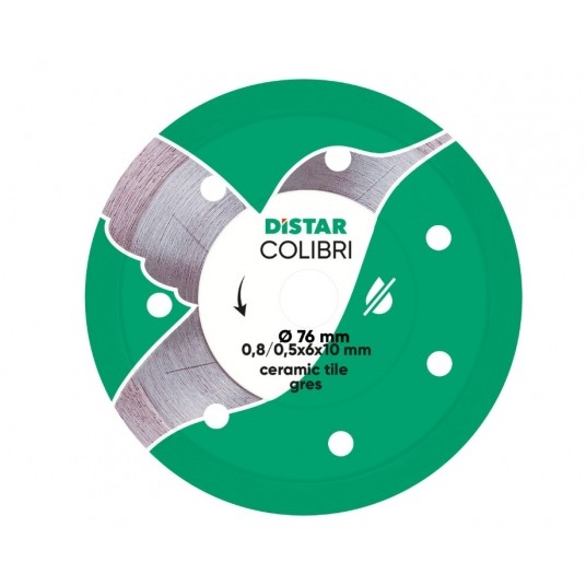 DISTAR TARCZA DIAM 76x0,8X6X10H 1A1R COLIBRI -zdjęcie numer 1