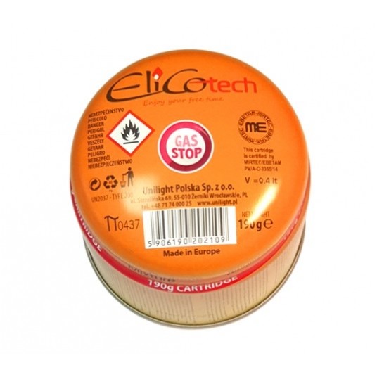 ELICO GAZ UNIWERSALNY PRZEBIJANY NABÓJ 190g 60190 -zdjęcie numer 2