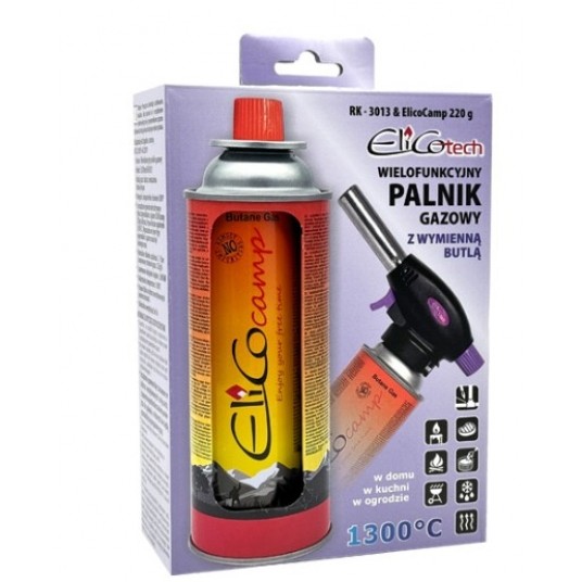ELICO PALNIK NA KARTUSZ PIEZO RK-3013+GAZ 220g -zdjęcie numer 1