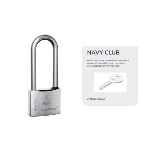 GERDA KŁÓDKA NIERDZEWNA NAVY CLUB KCNP 40H70 P.WYD -zdjęcie numer 1