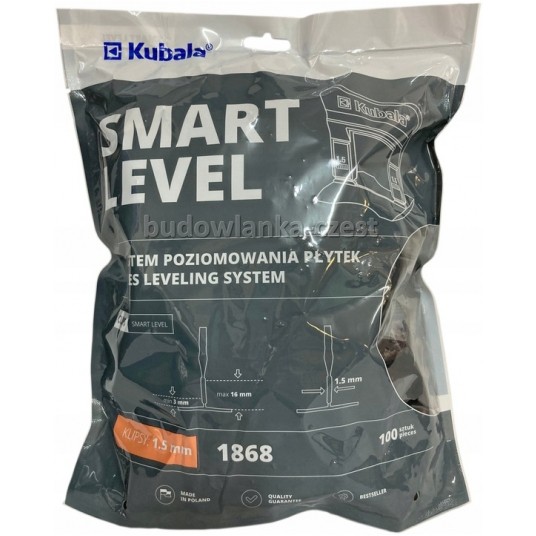 KUBALA SMART LEVEL KLIPSY 1.5mm 100szt 1868 -zdjęcie numer 4