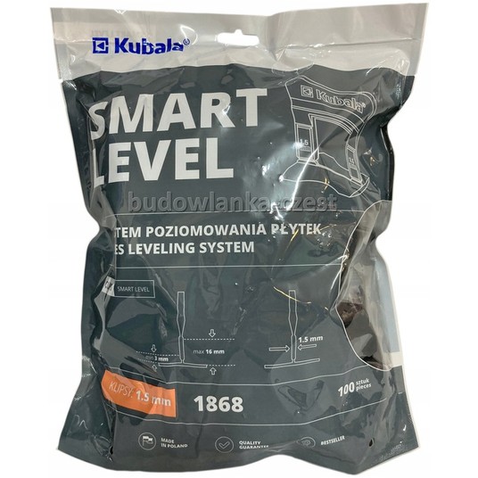 KUBALA SMART LEVEL KLIPSY 1.5mm 100szt 1868 -zdjęcie numer 4