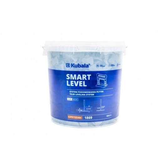 KUBALA SMART LEVEL KLIPSY 1.5mm 800szt 1869 -zdjęcie numer 1
