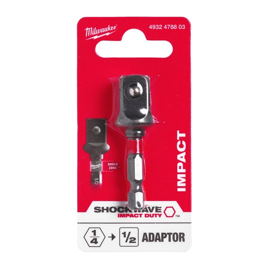 MILWAUKEE ADAPTER UDAROWY DO NASADEK 1/4" - 1/2" -zdjęcie numer 3