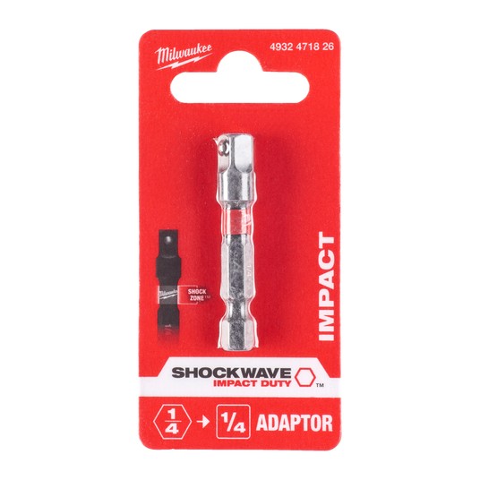MILWAUKEE ADAPTER UDAROWY DO NASADEK 1/4" - 1/4" -zdjęcie numer 4