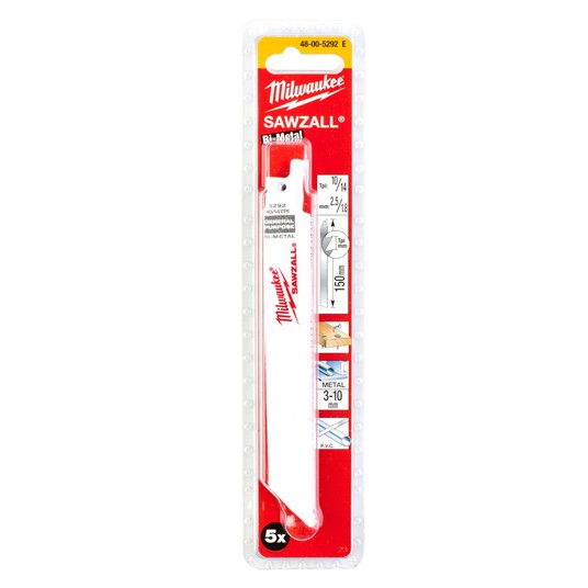 MILWAUKEE BRZESZCZOT SZABLASTY 150/2,5/1,8mm 5292 -zdjęcie numer 2