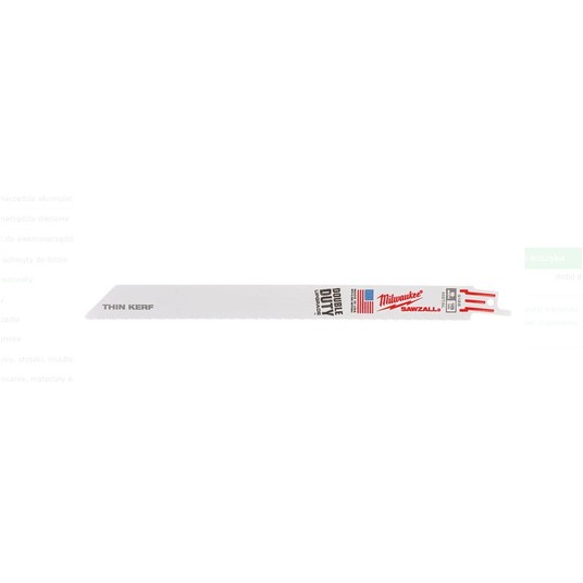 MILWAUKEE BRZESZCZOT SZABLASTY 230mm 18 TPI -zdjęcie numer 1