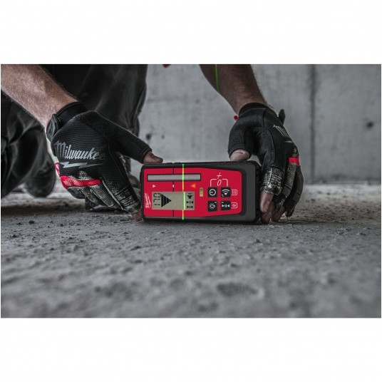 MILWAUKEE DETEKTOR LASEROWY LDR100 ZIEL./ CZERW. -zdjęcie numer 3