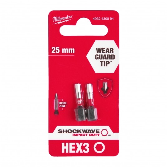 MILWAUKEE GROT IMBUS 3mm SHOCKWAVE -zdjęcie numer 4