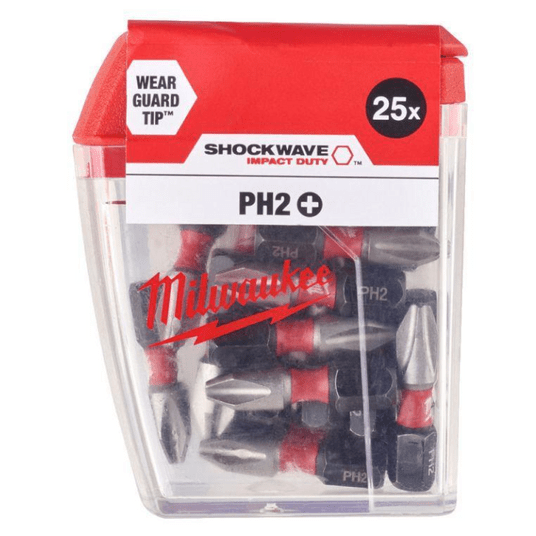 MILWAUKEE GROT PH2 25mm SHOCKWAVE -zdjęcie numer 2