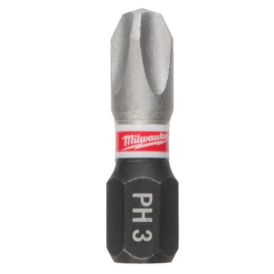 MILWAUKEE GROT PH3 25mm SHOCKWAVE 3szt. -zdjęcie numer 1