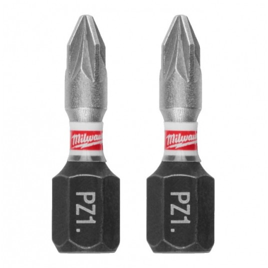 MILWAUKEE GROT PZ1 25mm SHOCKWAVE 3szt. -zdjęcie numer 1