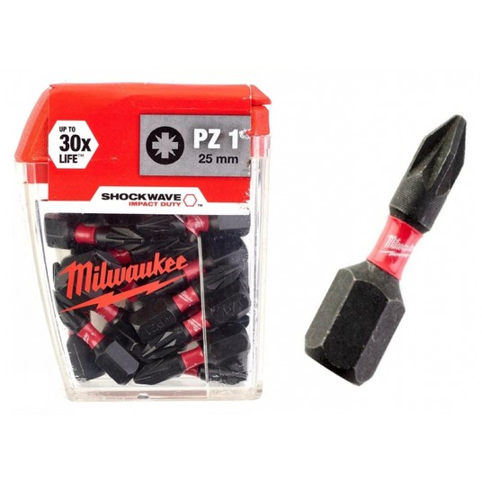 MILWAUKEE GROT PZ1 25mm SHOCKWAVE -zdjęcie numer 2