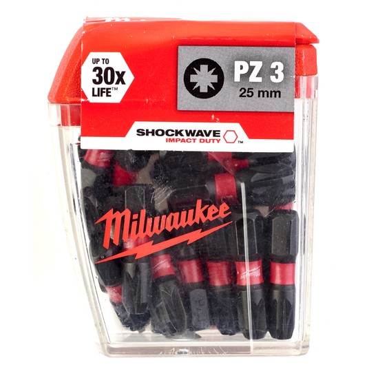 MILWAUKEE GROT PZ3 25mm SHOCKWAVE -zdjęcie numer 3