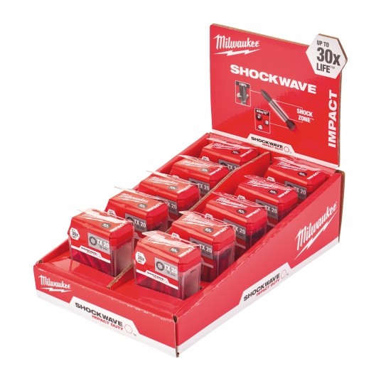 MILWAUKEE GROT TORX TX20 50mm SHOCKWAVE -zdjęcie numer 3
