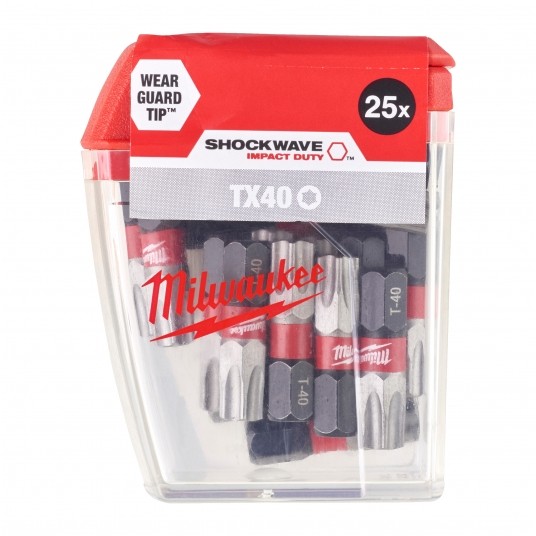 MILWAUKEE GROT TORX TX40 25mm SHOCKWAVE -zdjęcie numer 4