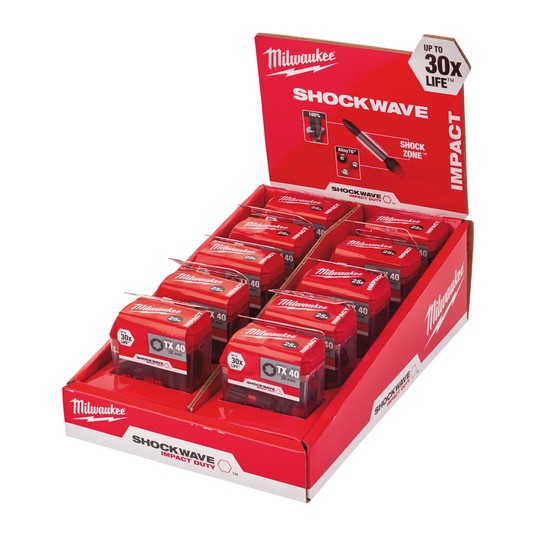 MILWAUKEE GROT TORX TX40 25mm SHOCKWAVE -zdjęcie numer 4