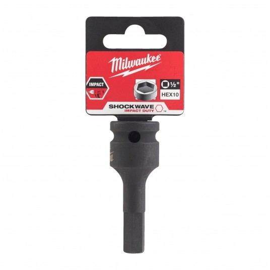 MILWAUKEE KLUCZ WPUSTOWY UDAROWY IMBUS 1/2" HEX 10 -zdjęcie numer 3