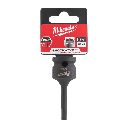 MILWAUKEE KLUCZ WPUSTOWY UDAROWY IMBUS 1/2" HEX 5 -zdjęcie numer 2