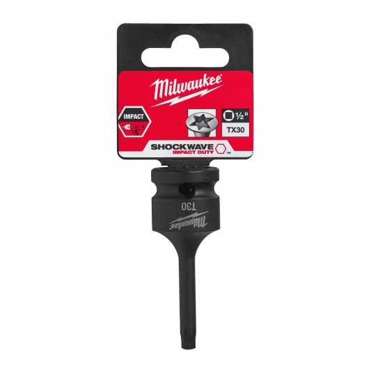 MILWAUKEE KLUCZ WPUSTOWY UDAROWY TORX 1/2" T30 -zdjęcie numer 3