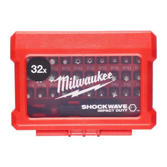 MILWAUKEE KOMPLET BITÓW SHOCKWAVE 32szt 4932464240 -zdjęcie numer 3