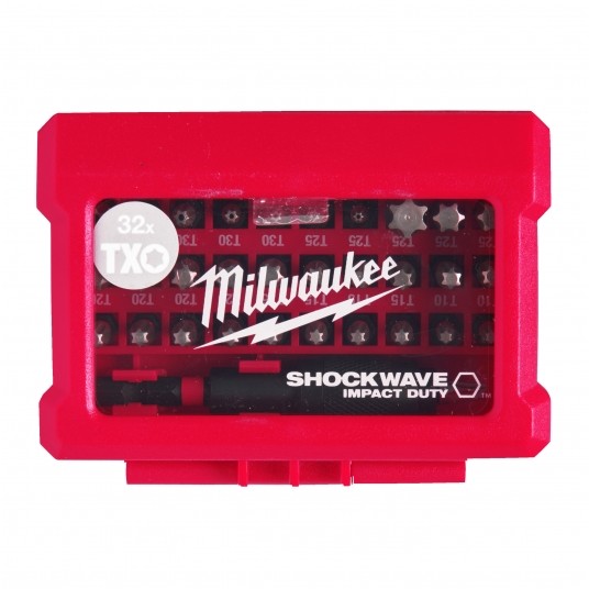 MILWAUKEE KOMPLET BITÓW SHOCKWAVE 32szt TORX -zdjęcie numer 3
