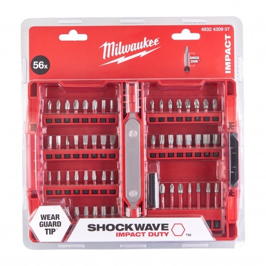 MILWAUKEE KOMPLET BITÓW SHOCKWAVE 56szt 4932430907 -zdjęcie numer 3