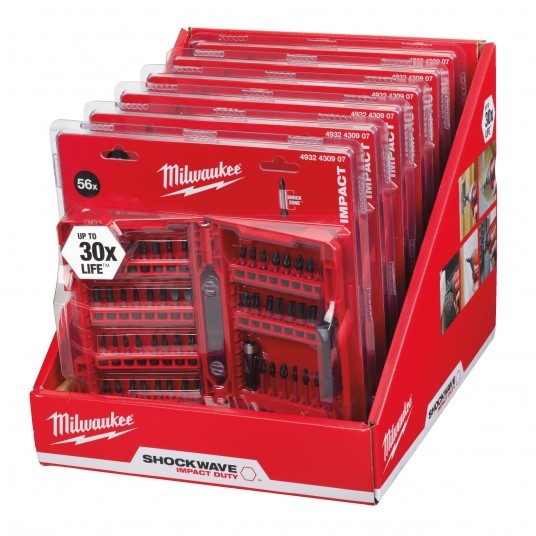 MILWAUKEE KOMPLET BITÓW SHOCKWAVE 56szt 4932430907 -zdjęcie numer 4
