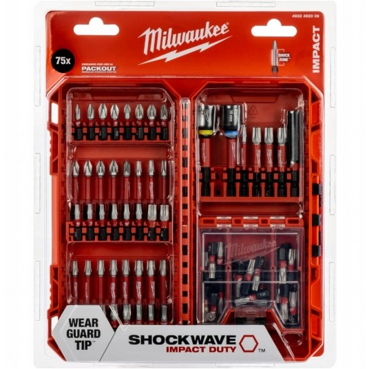 MILWAUKEE KOMPLET BITÓW UDAROWYCH 75szt 4932492008 -zdjęcie numer 2