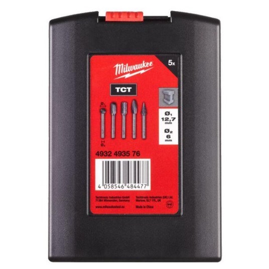 MILWAUKEE KOMPLET PILNIKÓW OBROTOWYCH TCT 6X12,7 -zdjęcie numer 2