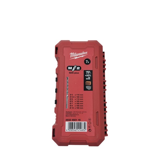 MILWAUKEE KOMPLET WIERTEŁ SDS+ M2 7szt 4932492116 -zdjęcie numer 1