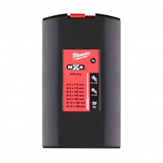 MILWAUKEE KOMPLET WIERTEŁ SDS+ MX4 7szt 4932478626 -zdjęcie numer 1