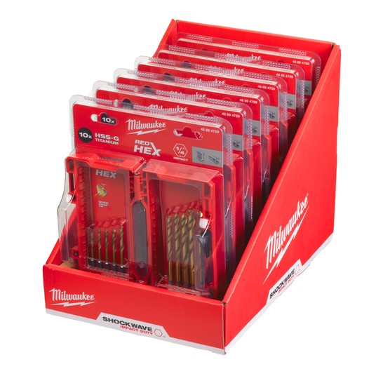 MILWAUKEE KOMPLET WIERTEŁ SHOCKWAVE 10szt 48894759 -zdjęcie numer 3