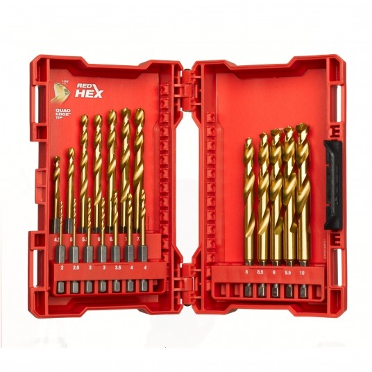 MILWAUKEE KOMPLET WIERTEŁ SHOCKWAVE 19szt 48894760 -zdjęcie numer 1