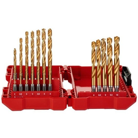 MILWAUKEE KOMPLET WIERTEŁ SHOCKWAVE 19szt 48894760 -zdjęcie numer 2