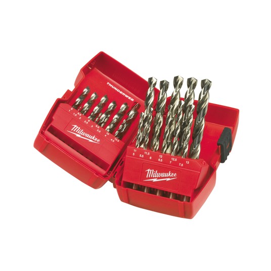 MILWAUKEE KOMPLET WIERTEŁ THW HSS-G 1-13mm 25szt -zdjęcie numer 1