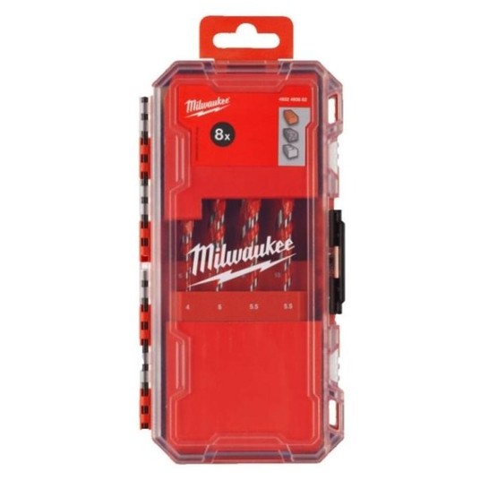 MILWAUKEE KOMPLET WIERTEŁ UDAROWYCH PREMIUM 4-12 -zdjęcie numer 2