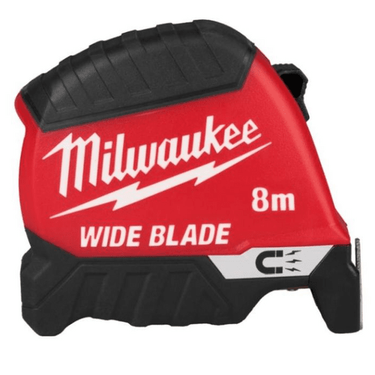 MILWAUKEE MIARA ZWIJANA 8m WIDE BLADE MAGNETIC -zdjęcie numer 1
