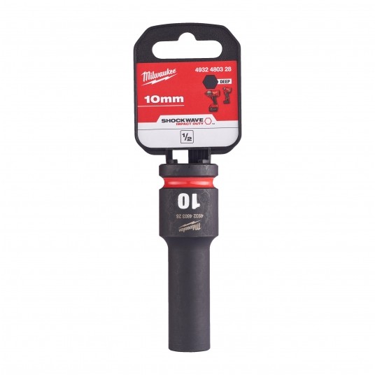 MILWAUKEE NASADKA UDAROWA 1/2" 10mm DŁUGA -zdjęcie numer 3