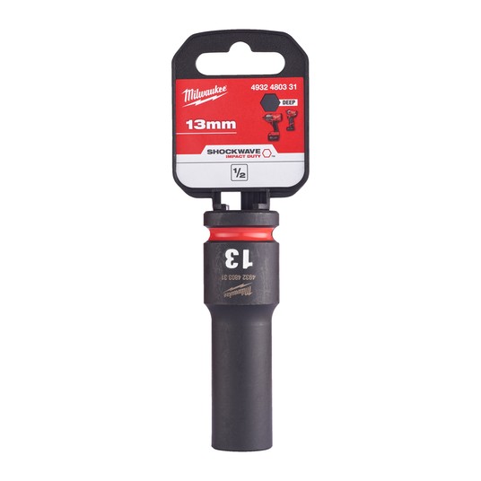 MILWAUKEE NASADKA UDAROWA 1/2" 13mm DŁUGA -zdjęcie numer 2