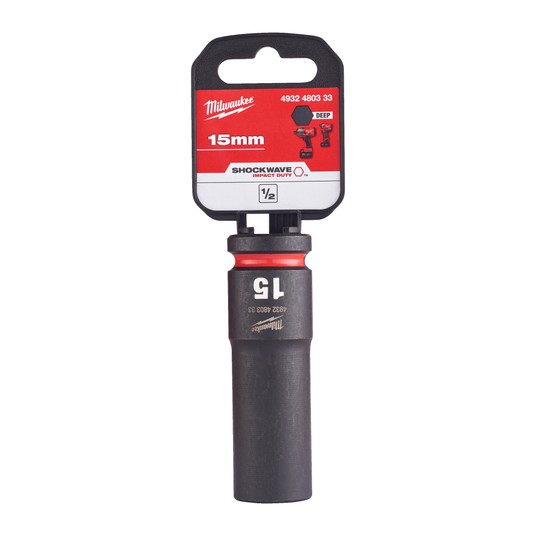 MILWAUKEE NASADKA UDAROWA 1/2" 15mm DŁUGA -zdjęcie numer 2