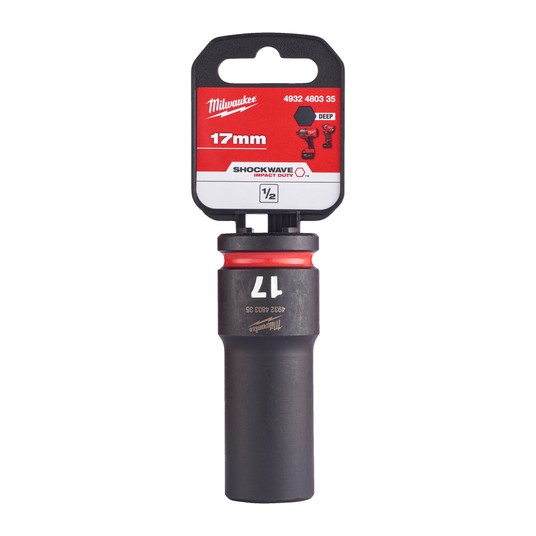 MILWAUKEE NASADKA UDAROWA 1/2" 17mm DŁUGA -zdjęcie numer 2