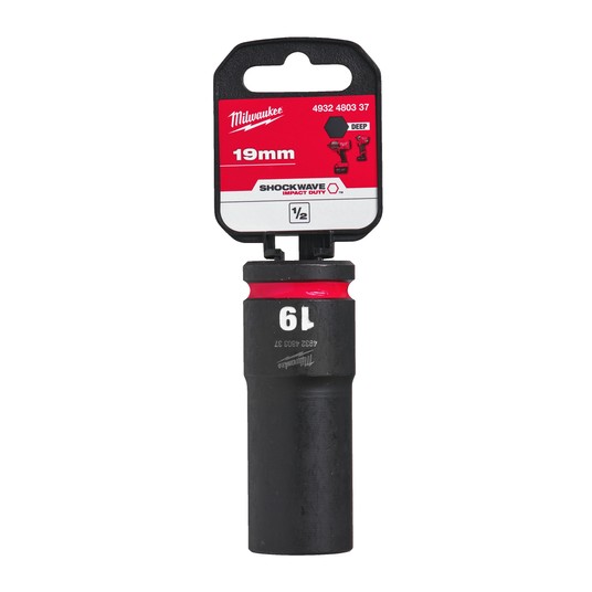 MILWAUKEE NASADKA UDAROWA 1/2" 19mm DŁUGA -zdjęcie numer 2